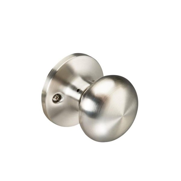 Gan Eden Residential Edge Half Dummy Lock with Sinclair Knob, Satin Nickel GA2667460